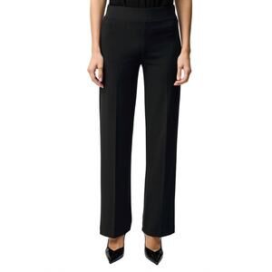 NEW JOSEPH RIBKOFF classic wide leg pant in black